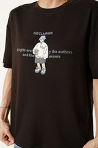 Disclaimer Baskılı T-shirt