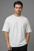 Don't Look Back Baskılı Oversize Erkek T-shirt