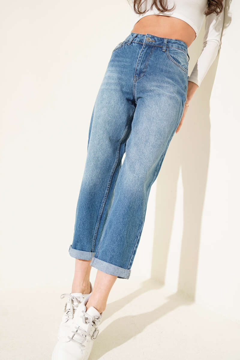 Jeans à double jambe étroite