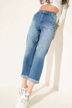 Jeans à double jambe étroite