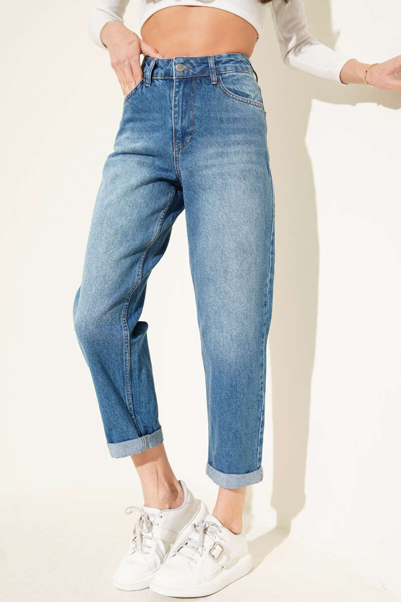 Jeans à double jambe étroite