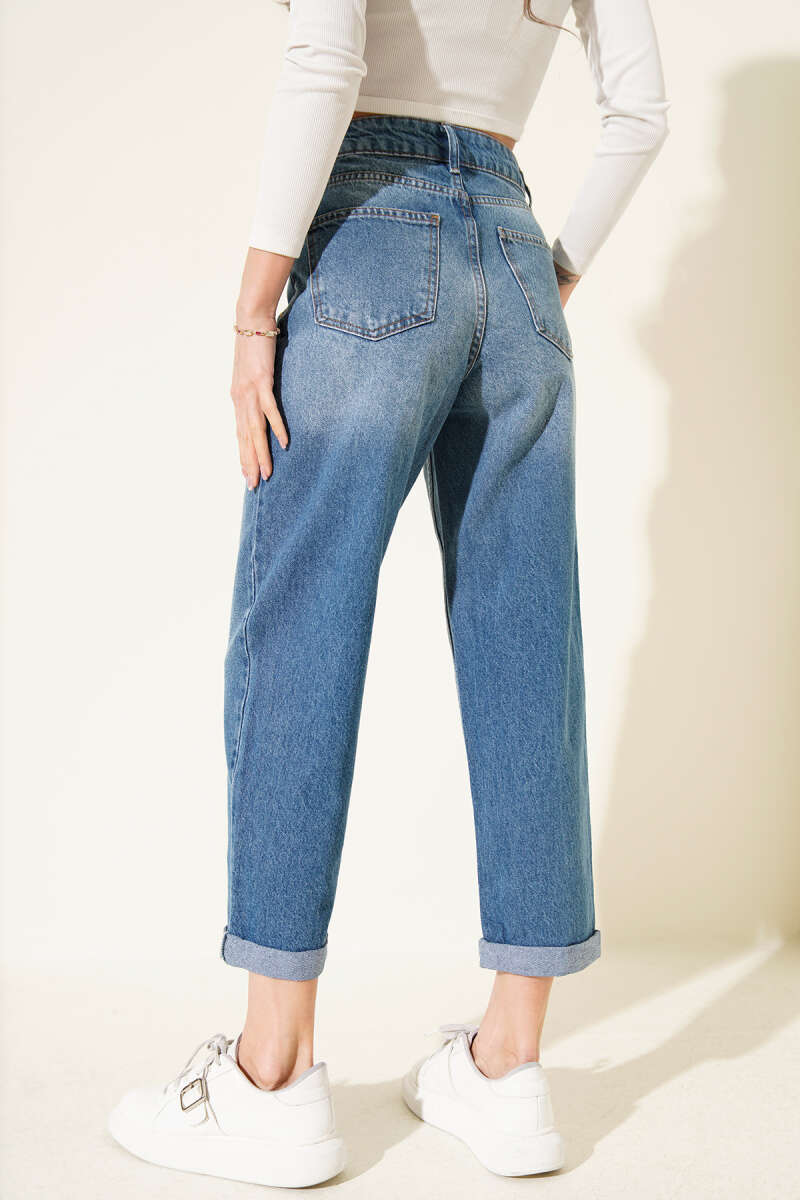 Jeans à double jambe étroite