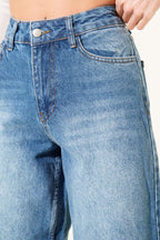 Jeans à double jambe étroite