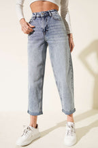 Jeans à double jambe étroite