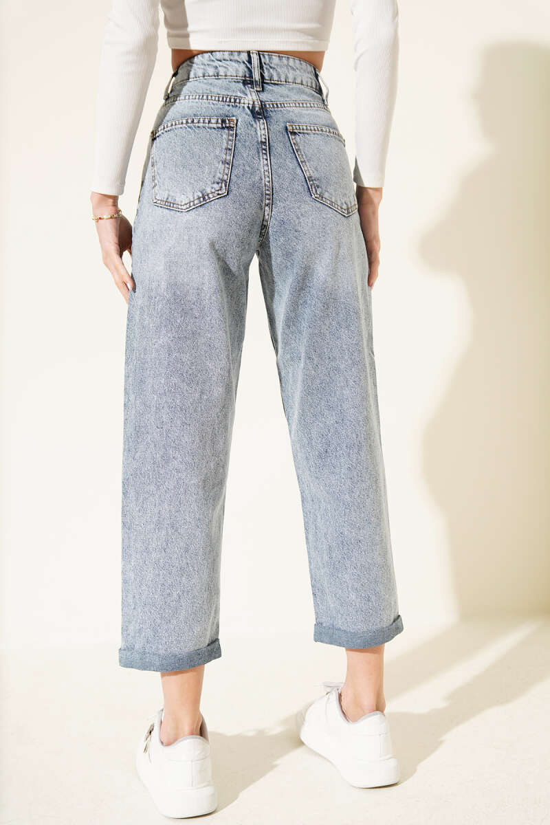Jeans à double jambe étroite