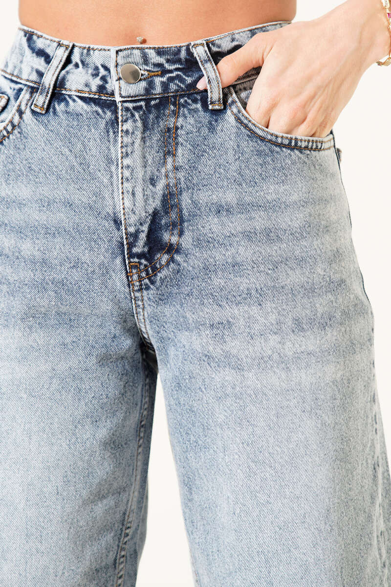 Jeans à double jambe étroite