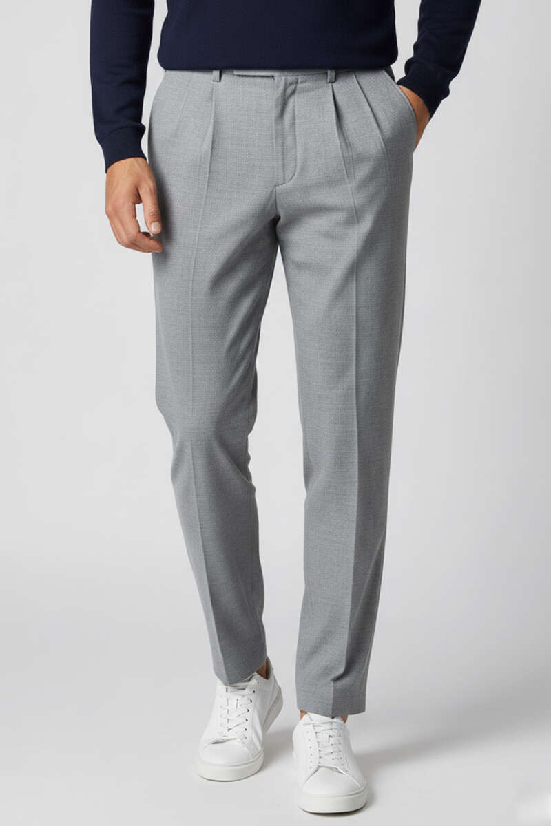 Düğmeli Baggy Erkek Pantolon