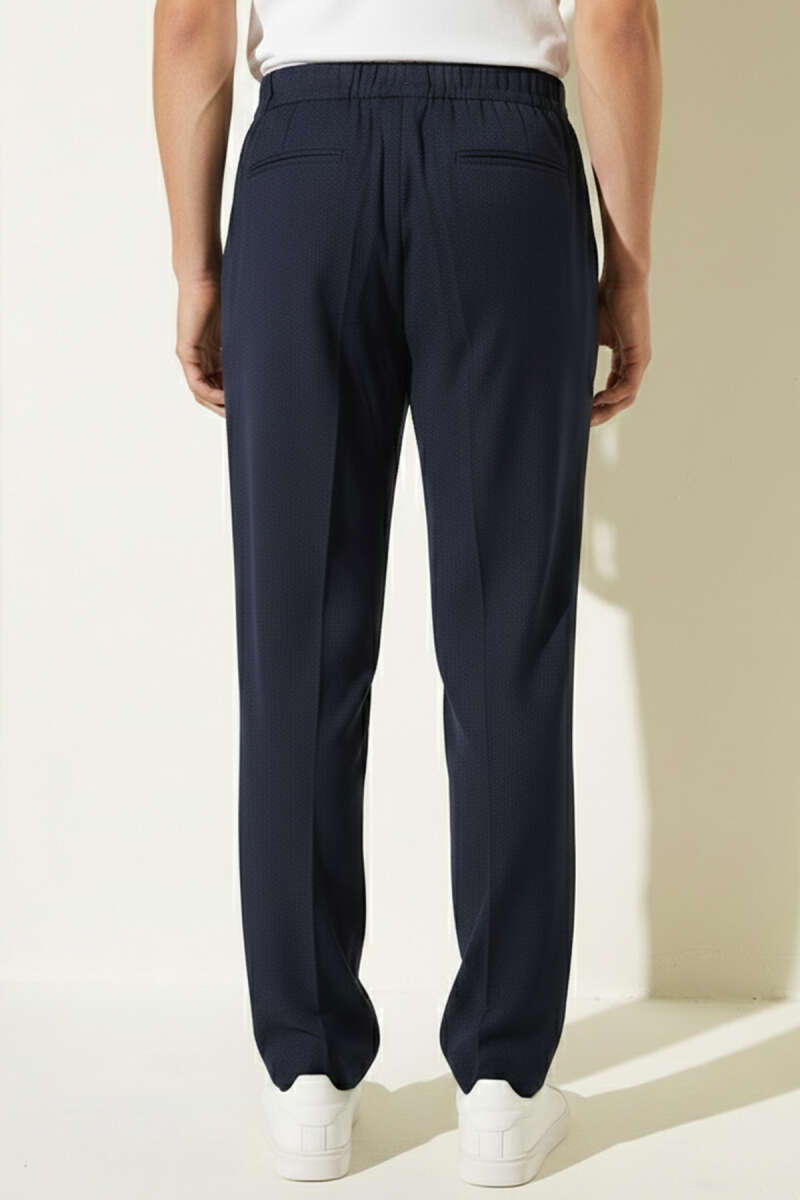Buttoned Baggy Men's Trousers