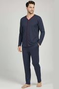 Navy blue and burgundy
