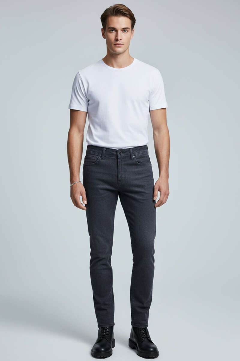 Düğmeli Gabardin Erkek Pantolon