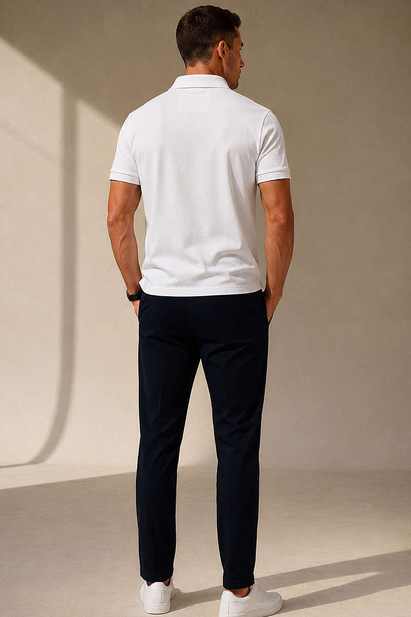 Düğmeli Polo Yaka Erkek T-shirt