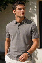 Düğmeli Polo Yaka Erkek T-shirt