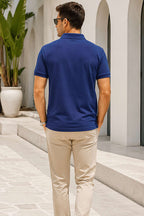Düğmeli Polo Yaka Erkek T-shirt