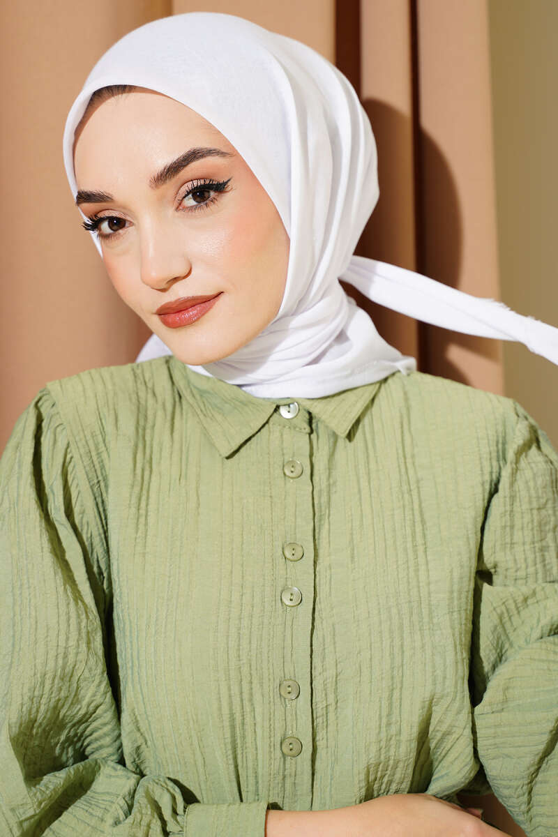 Düz Flamu Cotton Eşarp