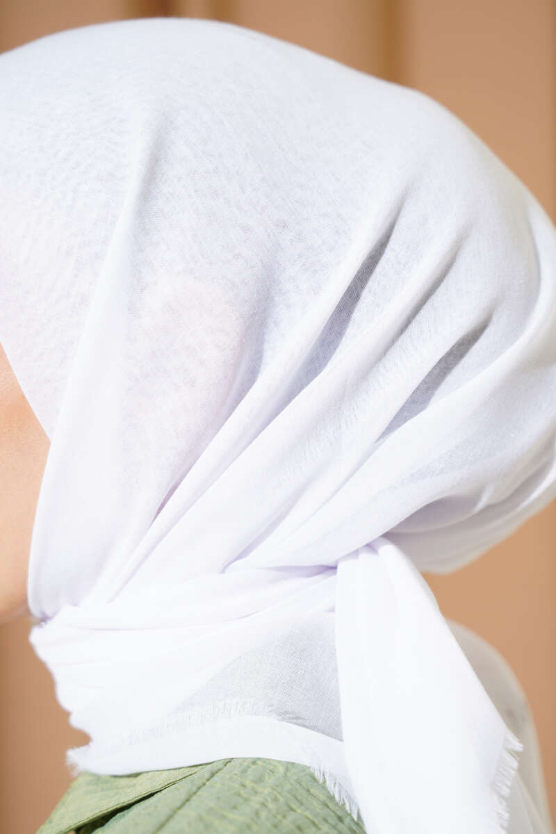 Düz Flamu Cotton Eşarp