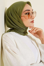 Düz Flamu Cotton Eşarp