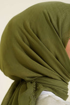 Düz Flamu Cotton Eşarp