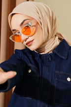 Düz Flamu Cotton Eşarp