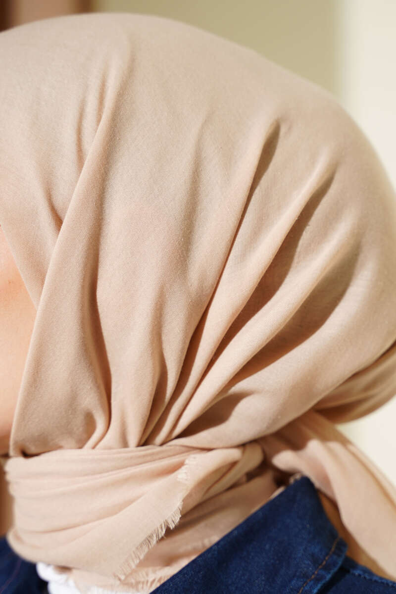 Düz Flamu Cotton Eşarp