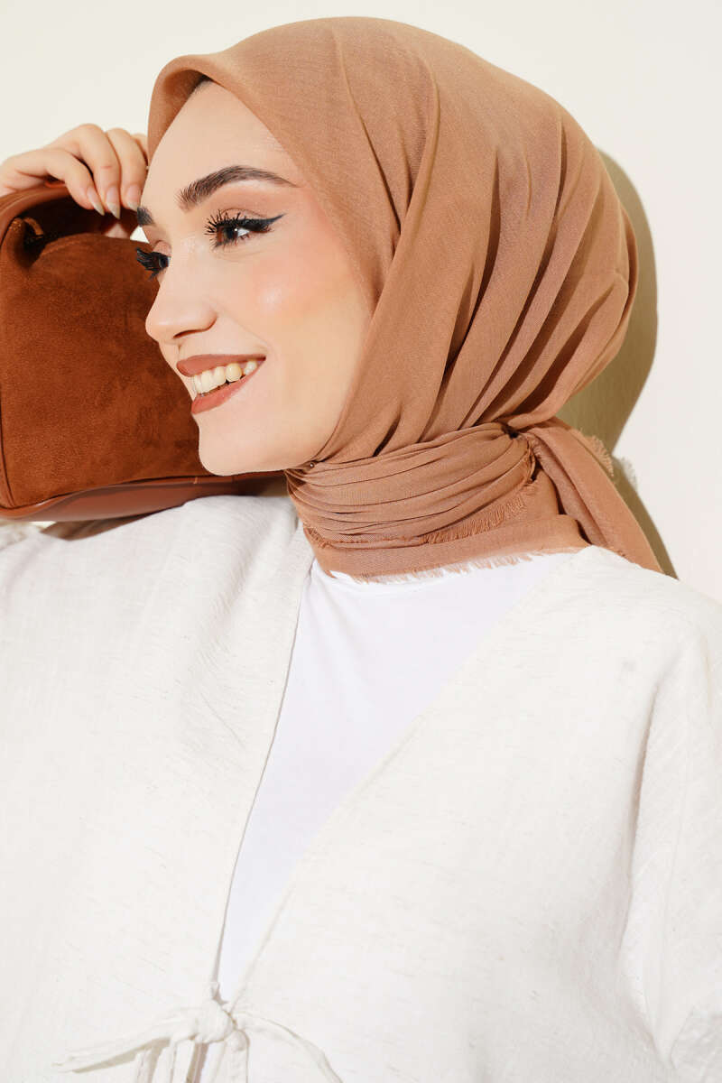 Düz Flamu Cotton Eşarp