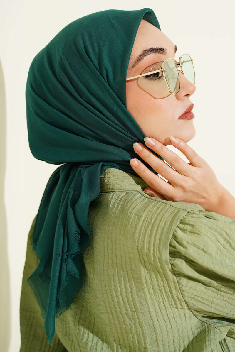 Düz Flamu Cotton Eşarp