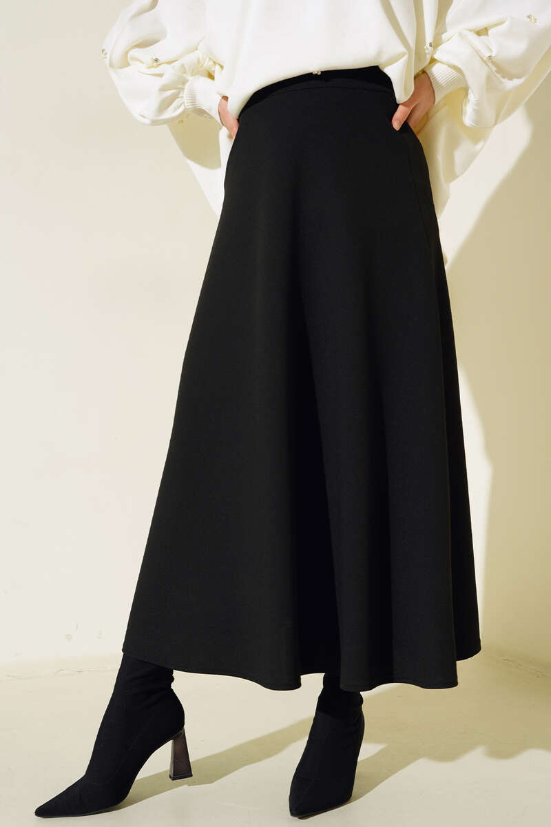 Прямая расклешенная юбка Второстепенное изображение товара