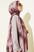 Marbled Pattern Muslin Shawl