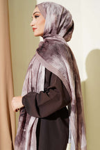 Marbled Pattern Muslin Shawl