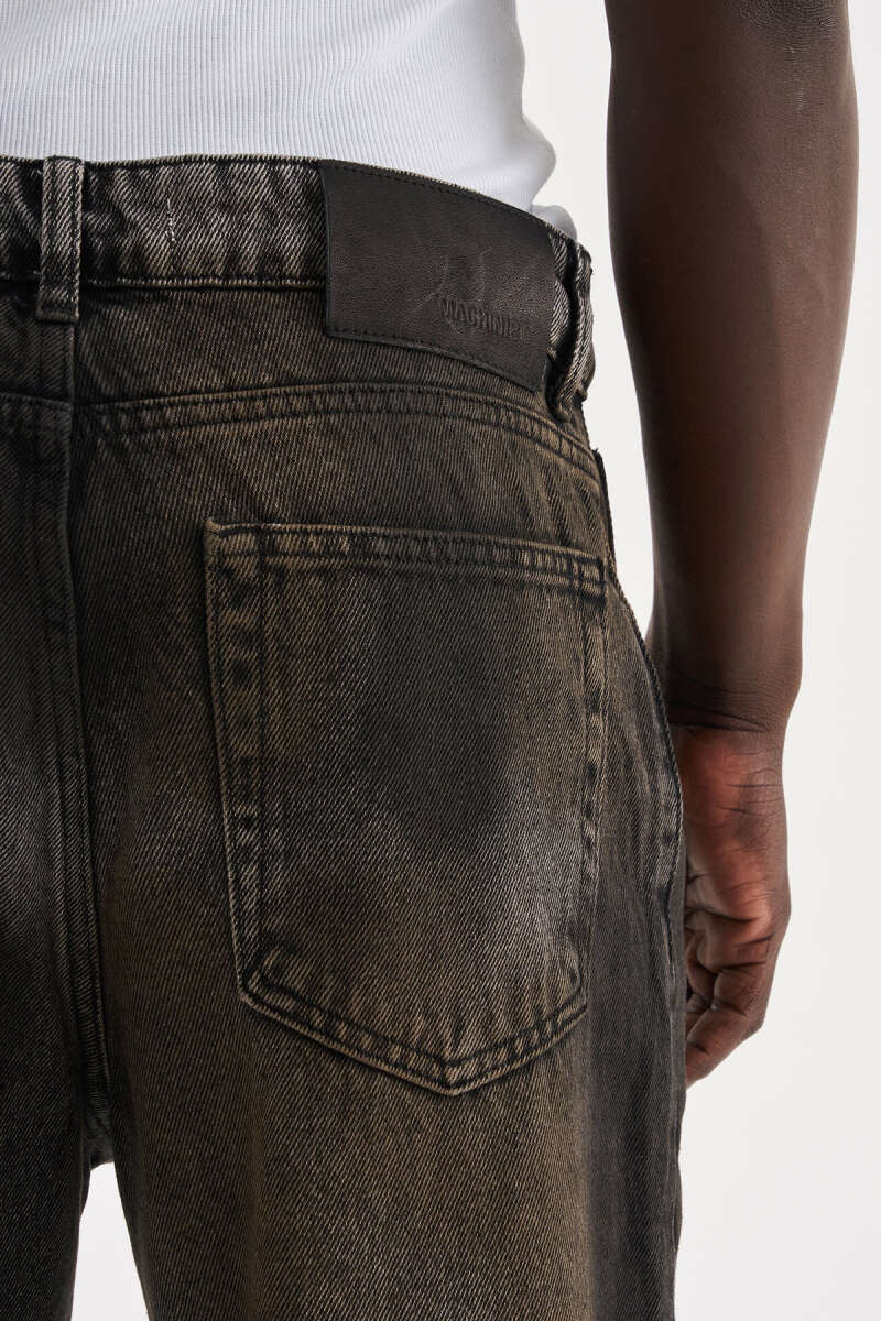 Baggy Men's Denim Trousers with Effect