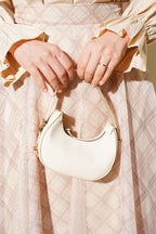 Ekose Desenli Şifon Kloş Etek