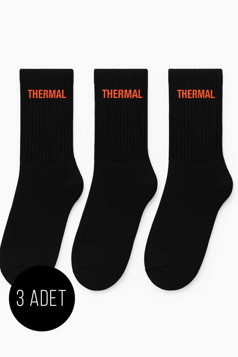 Erkek 3'lü Thermal Soket Çorap