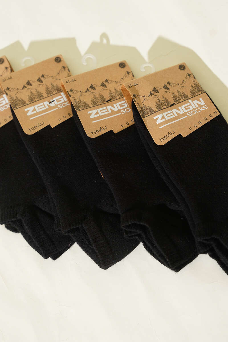 Erkek 4'lü Havlu Sneakers Çorap