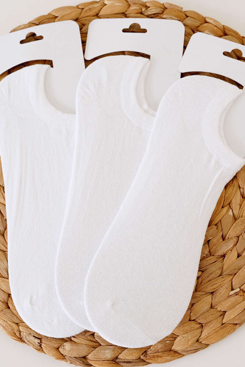 Erkek Sneaker Üçlü Çorap