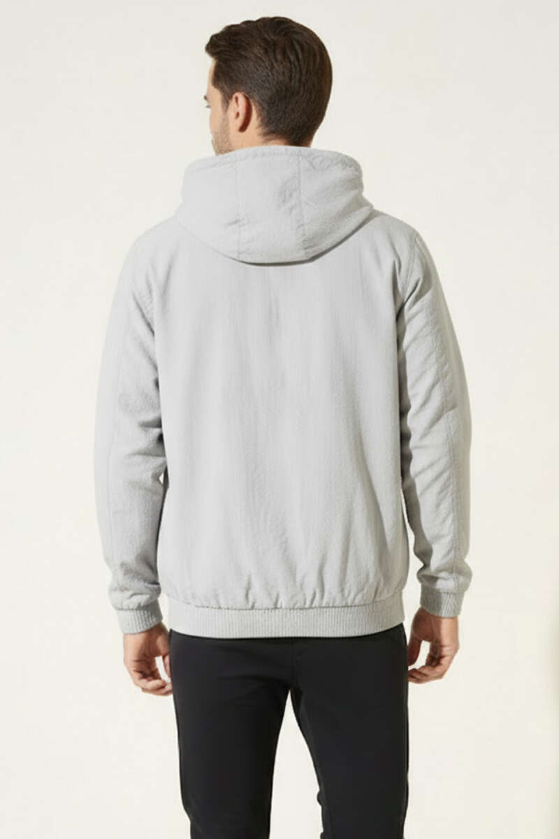 Fermuar Cepli Erkek Mevsimlik Mont