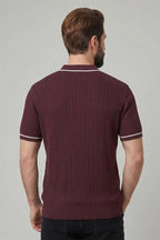 Fermuarlı Merserize T-shirt