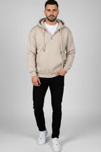 Fermuarlı Üç İplik Erkek Sweatshirt