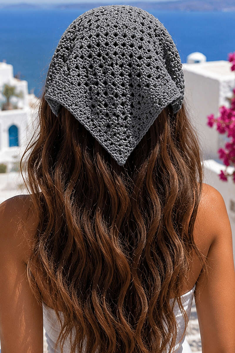 File Örgülü Bağlamalı Bandana