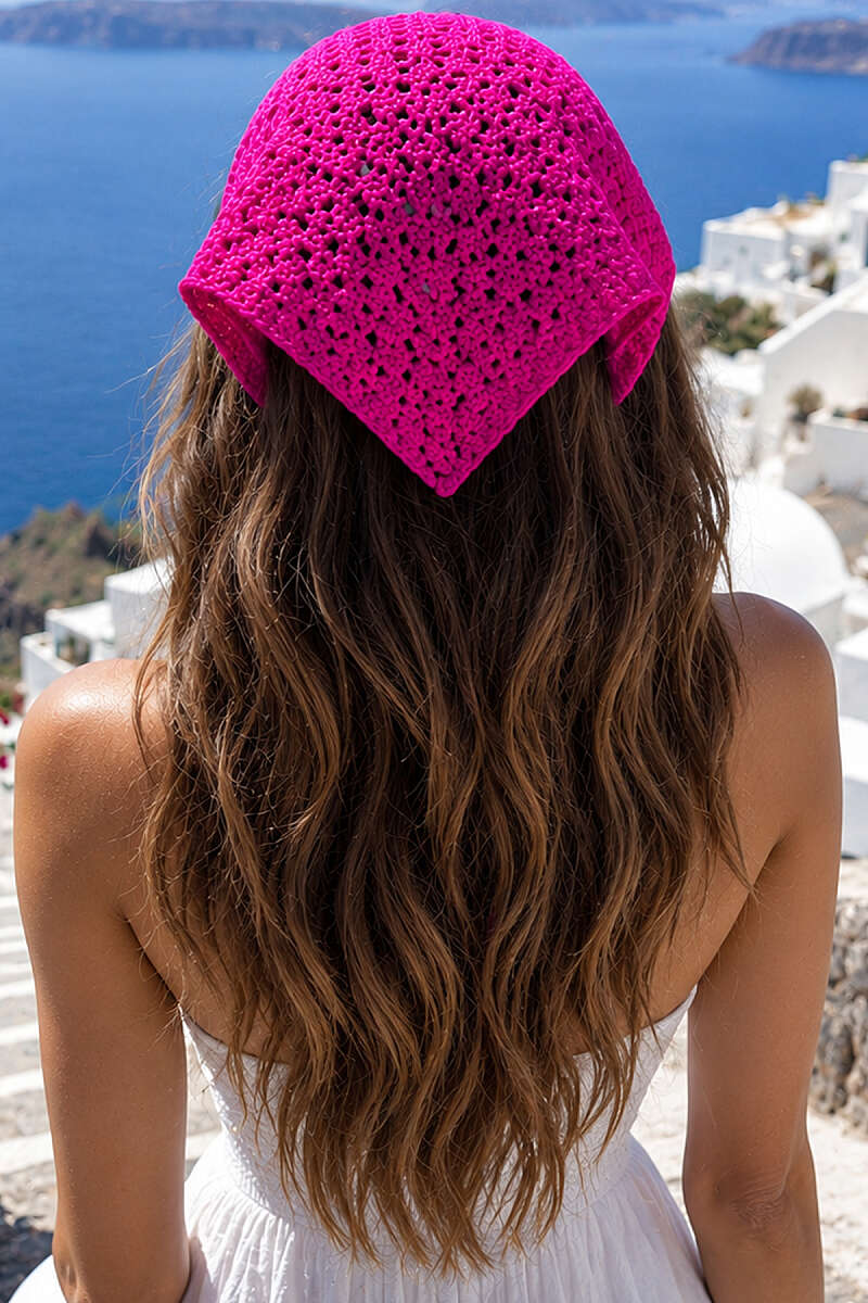 File Örgülü Bağlamalı Bandana