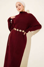 Fitilli Basic Triko Elbise