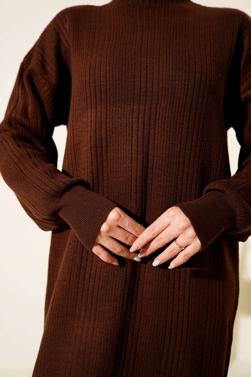 Fitilli Basic Triko Elbise
