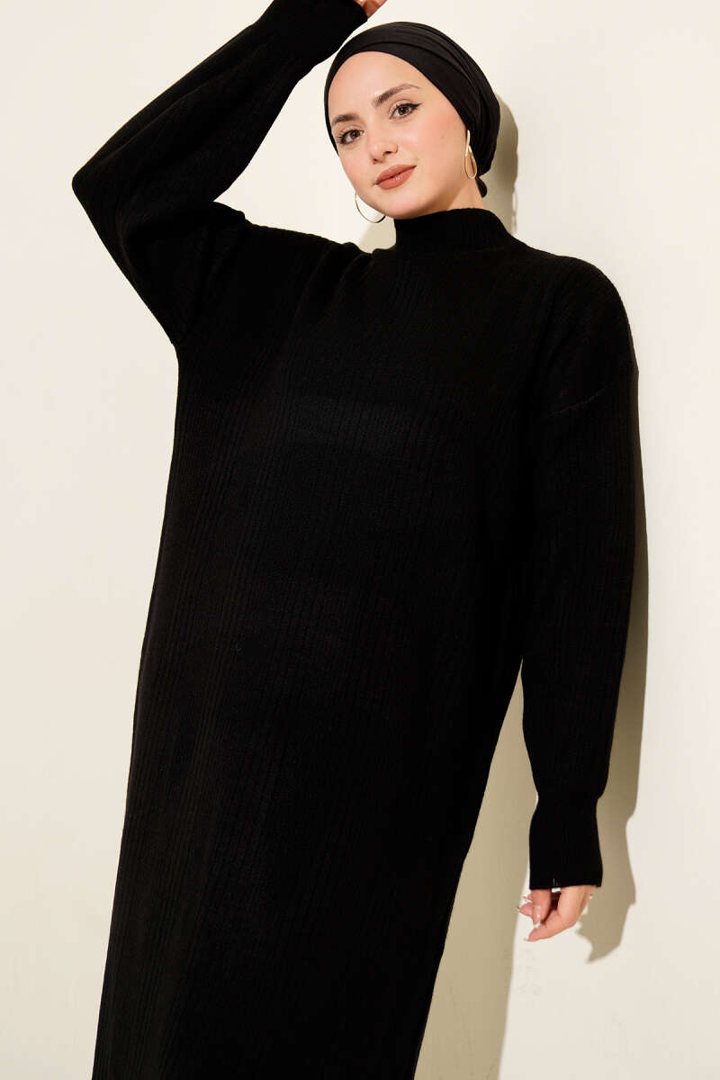 Fitilli Basic Triko Elbise