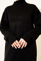 Fitilli Basic Triko Elbise