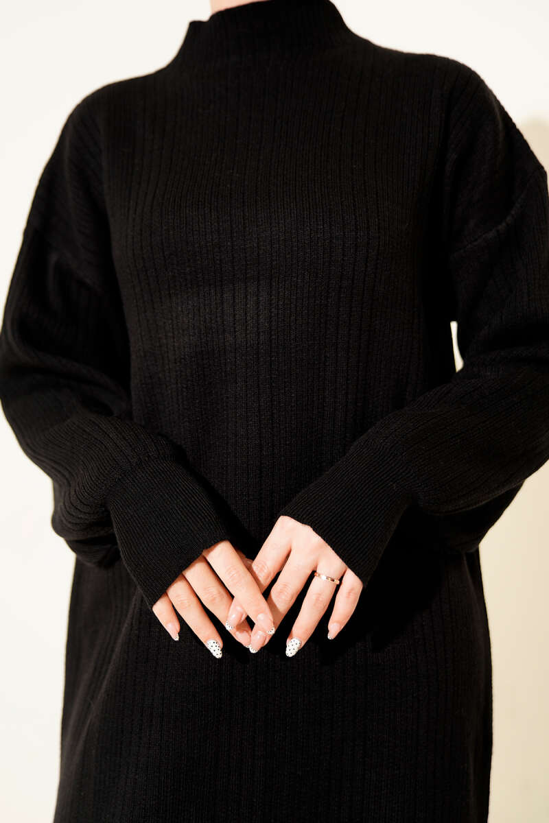 Fitilli Basic Triko Elbise