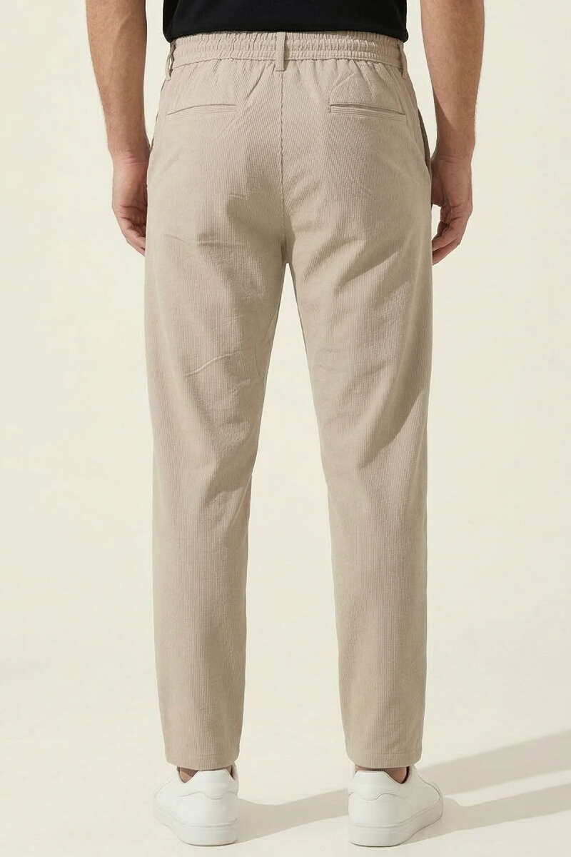 Fitilli Çıtçıtlı Erkek Pantolon