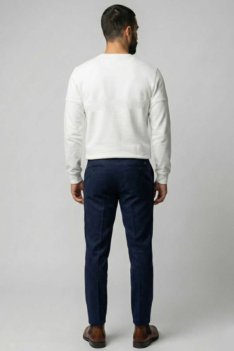 Fitilli Dikiş Detaylı Erkek Sweatshirt