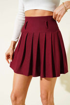 Fitilli Pileli Mini Etek