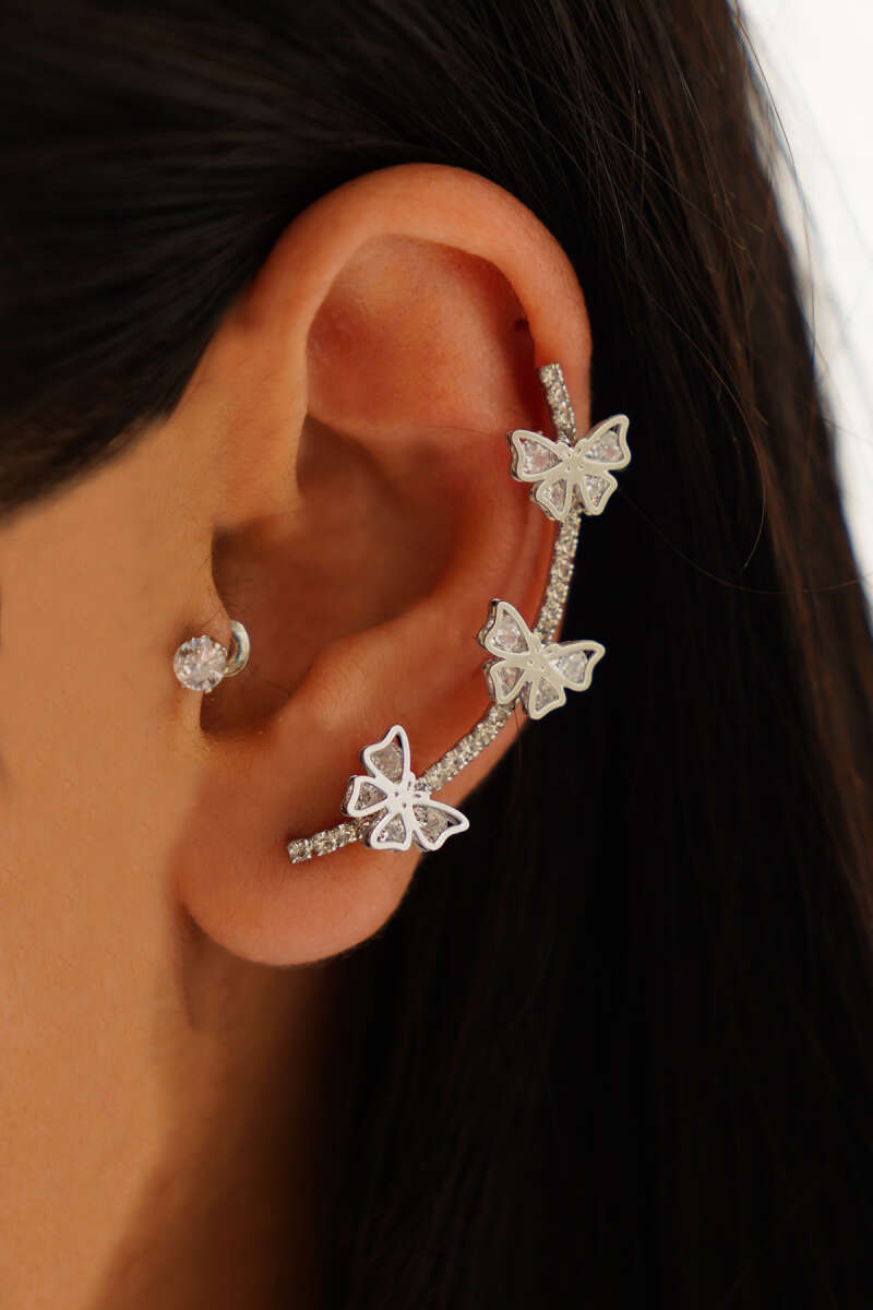 Fiyonklu Tragus Kıkırdak Küpe