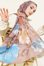 Flora Desenli Şal