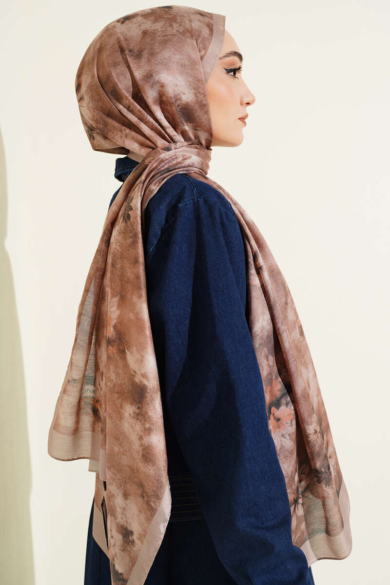Floral Batik Desen Şal