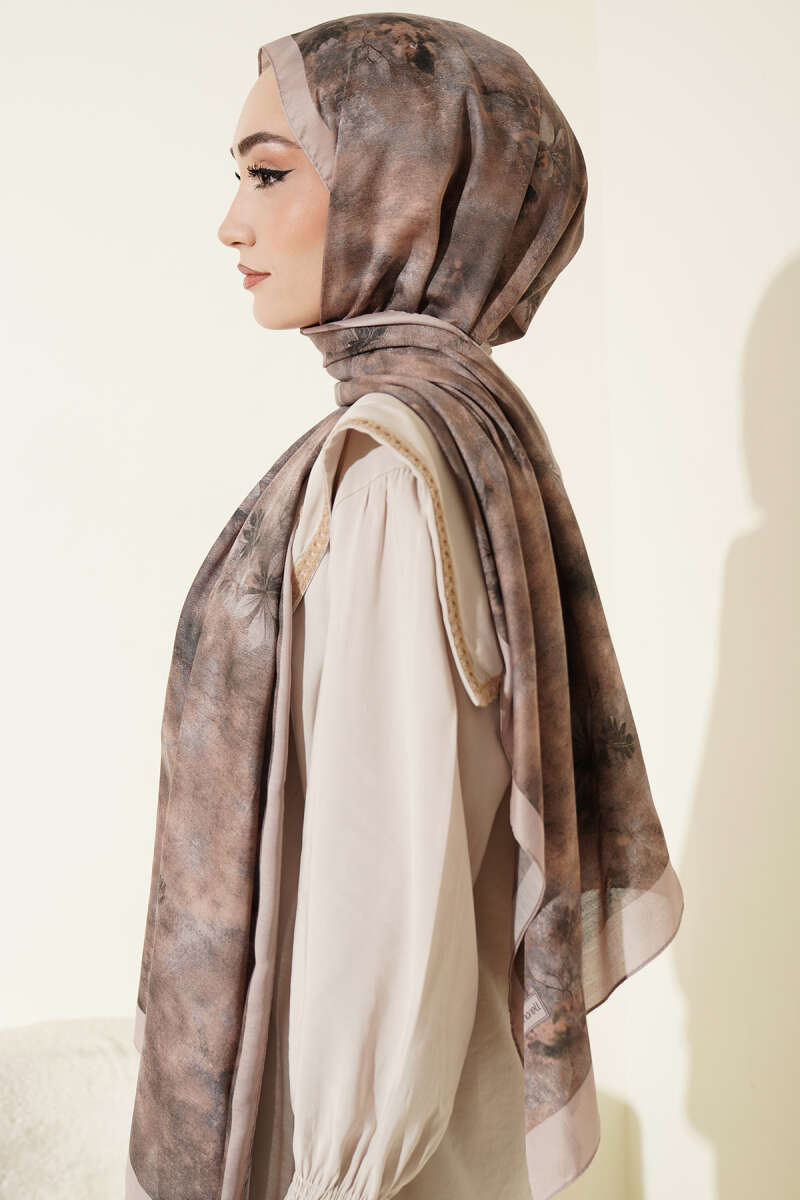 Floral Batik Desen Şal